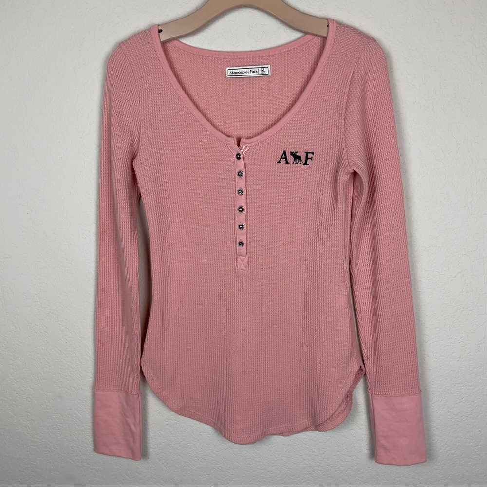 Abercrombie & Fitch Long Sleeve Waffle Thermal